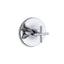 Purist® MasterShower® temperature control valve trim with cross handle