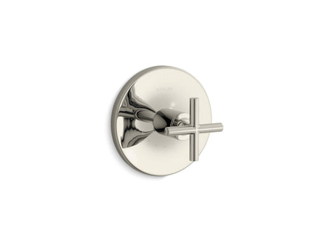 Purist® MasterShower® temperature control valve trim with cross handle