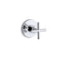 Purist® MasterShower® transfer valve trim with cross handle