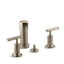 Purist® Vertical spray bidet faucet with lever handles