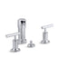 Purist® Vertical spray bidet faucet with lever handles