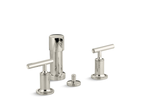 Purist® Vertical spray bidet faucet with lever handles