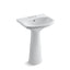Cimarron® 22-3/4" rectangular pedestal bathroom sink