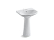Cimarron® 22-3/4" rectangular pedestal bathroom sink