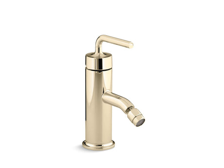 Purist® Horizontal swivel spray aerator bidet faucet with straight lever handle