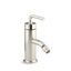 Purist® Horizontal swivel spray aerator bidet faucet with straight lever handle