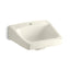 Chesapeake™ 19-1/4" x 17-1/4" wall-mount/concealed arm carrier bathroom sink with single faucet hole