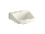 Chesapeake™ 19-1/4" x 17-1/4" wall-mount/concealed arm carrier bathroom sink with single faucet hole