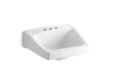 Chesapeake™ 19-1/4" x 17-1/4" wall-mount/concealed arm carrier arm bathroom sink with 4" centerset faucet holes