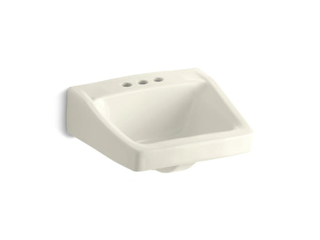 Chesapeake™ 19-1/4" x 17-1/4" wall-mount/concealed arm carrier arm bathroom sink with 4" centerset faucet holes