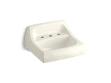 Kingston™ 21-1/4" x 18-1/8" wall-mount/concealed arm carrier bathroom sink with widespread faucet holes