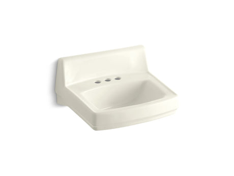 Greenwich™ 20-3/4" x 18-1/4" wall-mount/concealed arm carrier bathroom sink with 4" centerset faucet holes