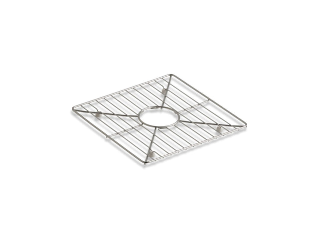 Poise® Stainless steel sink rack, 13-3/16" x 13-3/16", for kitchen and bar sinks