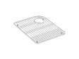 Executive Chef™ Stainless steel sink rack, 17-5/8" x 14-1/4" for use in Executive Chef™ kitchen sinks