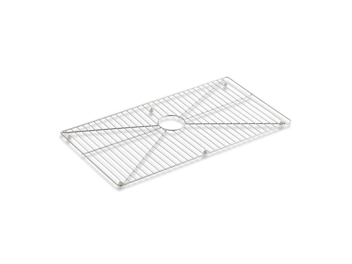 Vault™ Stainless steel sink rack, 32" x 16-11/16" for 36" single-bowl apron-front sink