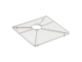 Vault™ Strive® Stainless steel sink rack for left bowl, 16-15/16" x 15-15/16"