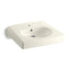 Brenham™ Wall-mount or concealed carrier arm mount commercial bathroom sink with single faucet hole