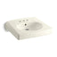 Brenham™ Wall-mount or concealed carrier arm mount commercial bathroom sink with 4" centerset faucet holes
