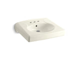 Brenham™ Wall-mount or concealed carrier arm mount commercial bathroom sink with 4" centerset faucet holes