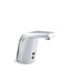 Sculpted Touchless single-hole lavatory faucet with Insight™ sensor technology and temperature mixer, AC-powered, 0.5 gpm