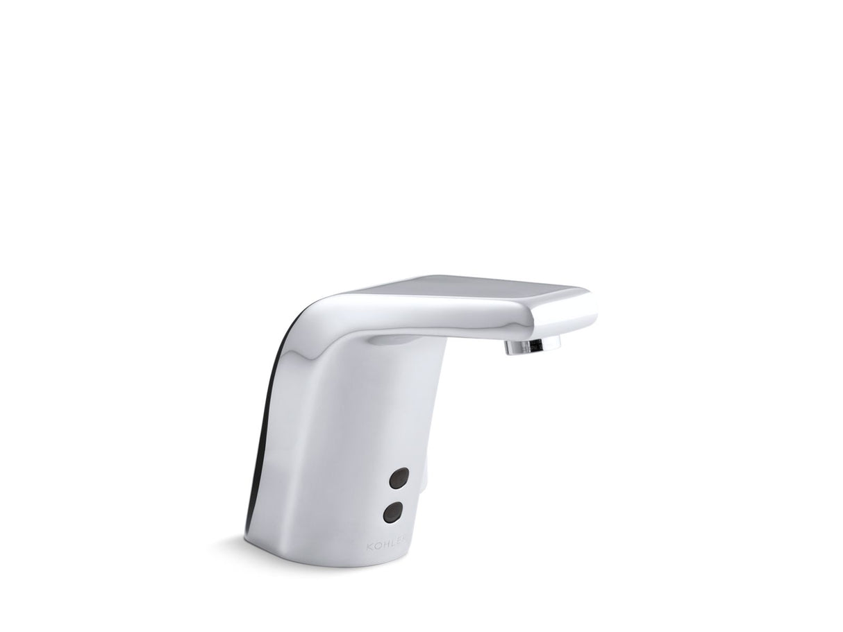 Sculpted Touchless single-hole lavatory faucet with Insight™ sensor technology and temperature mixer, HES-powered, less drain, 0.35 gpm