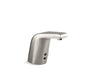 Sculpted Touchless single-hole lavatory faucet with Insight™ sensor technology and temperature mixer, HES-powered, 0.5 gpm