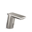 Geometric Touchless single-hole lavatory faucet with Insight™ sensor technology and temperature mixer, HES-powered, 0.5 gpm