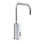 Gooseneck Touchless single-hole lavatory faucet with Insight™ sensor technology and temperature mixer, DC-powered, 0.5 gpm