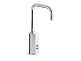 Gooseneck Touchless single-hole lavatory faucet with Insight™ sensor technology and temperature mixer, DC-powered, 0.5 gpm