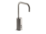 Gooseneck Touchless Single-Hole Lavatory Faucet with Insight™ sensor technology and temperature mixer