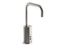 Gooseneck Touchless Single-Hole Lavatory Faucet with Insight™ sensor technology and temperature mixer