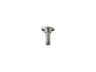 3" ceiling-mount single-function rainhead arm and flange