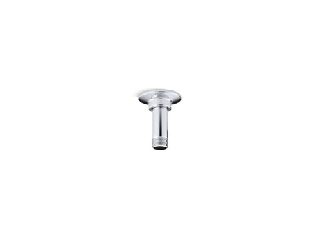 3" ceiling-mount single-function rainhead arm and flange