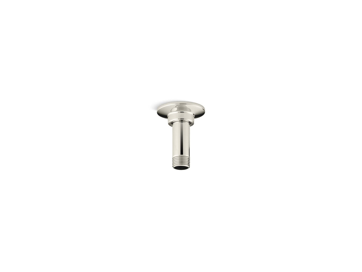 3" ceiling-mount single-function rainhead arm and flange