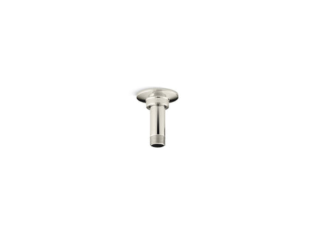 3" ceiling-mount single-function rainhead arm and flange
