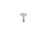 3" ceiling-mount single-function rainhead arm and flange