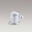 Deck-mount trim for transfer valve/vacuum breaker with lever handle, valve not included