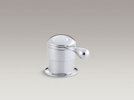 Deck-mount trim for transfer valve/vacuum breaker with lever handle, valve not included