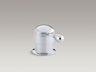 Deck-mount trim for transfer valve/vacuum breaker with lever handle, valve not included