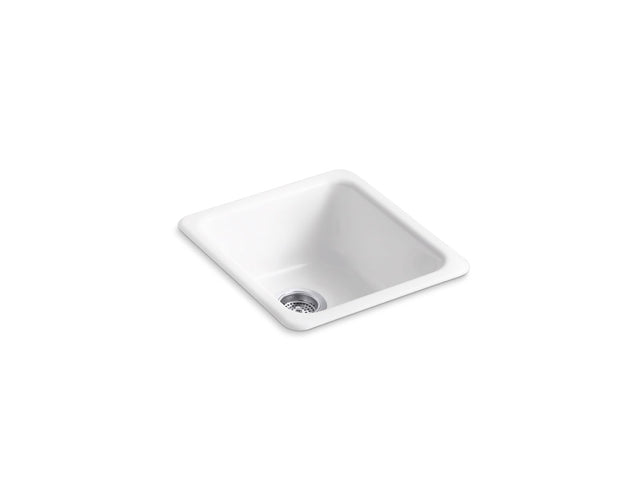 Iron/Tones® 17" top-/undermount single-bowl bar sink