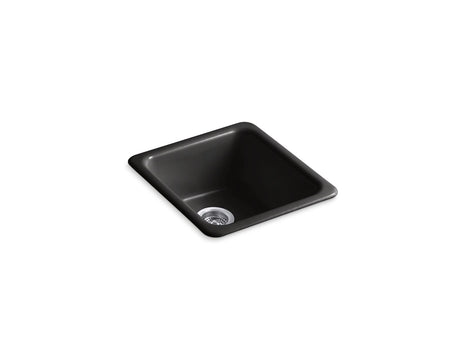 Iron/Tones® 17" top-/undermount single-bowl bar sink