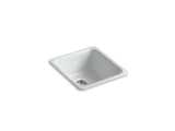 Iron/Tones® 17" top-/undermount single-bowl bar sink