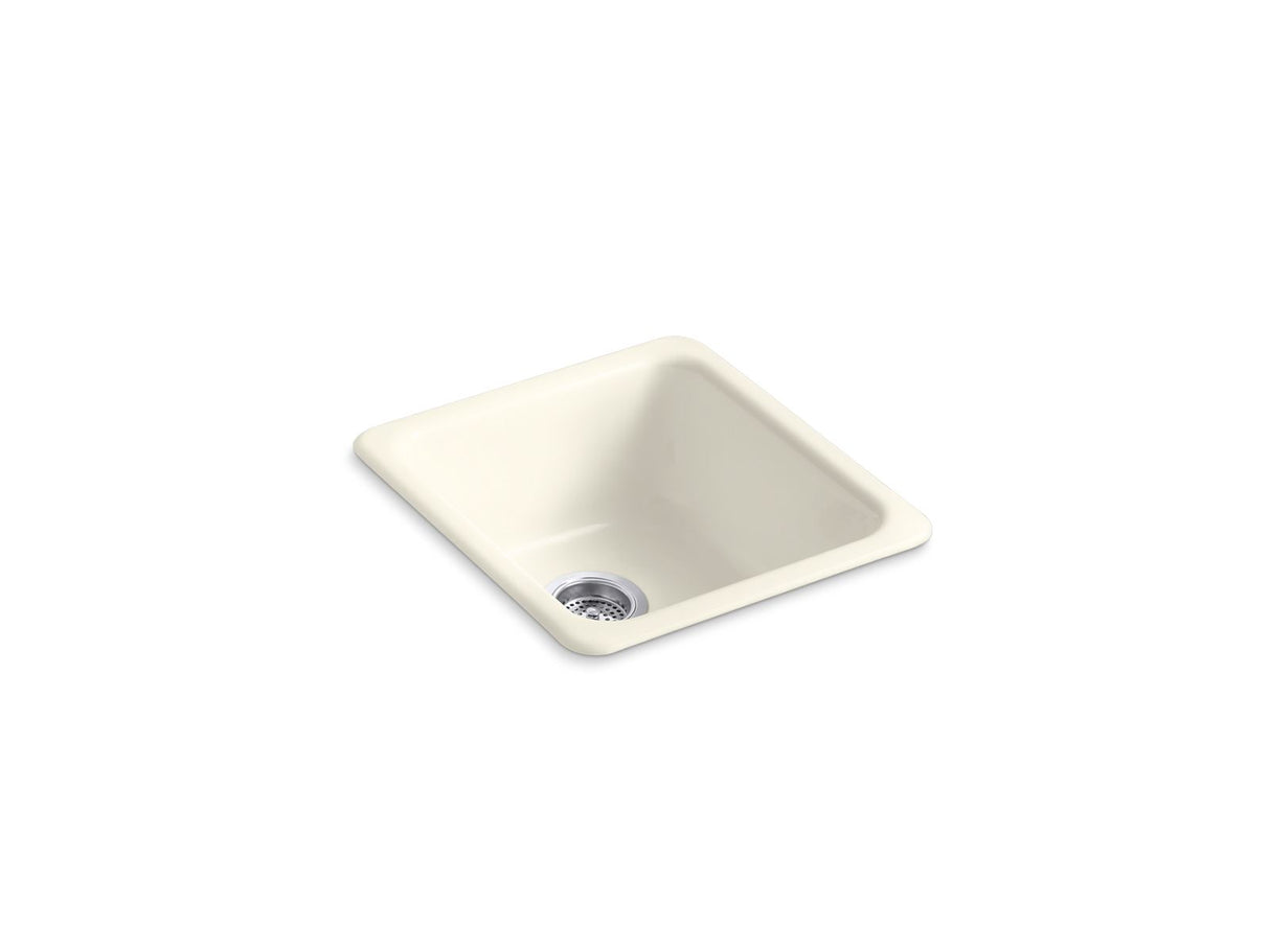 Iron/Tones® 17" top-/undermount single-bowl bar sink