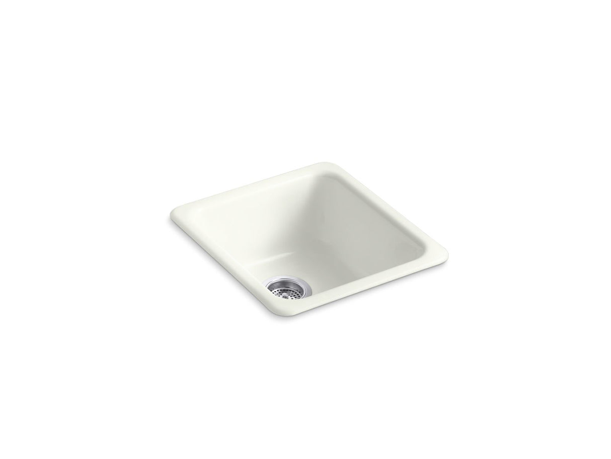 Iron/Tones® 17" top-/undermount single-bowl bar sink