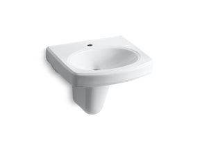 Pinoir® 22" oval wall-mount bathroom sink