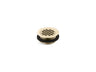 Round shower drain for use with plastic pipe, gasket included
