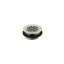 Round shower drain for use with plastic pipe, gasket included