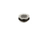 Round shower drain for use with plastic pipe, gasket included