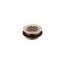 Round shower drain for use with plastic pipe, gasket included