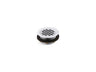 Round shower drain for use with plastic pipe, gasket included